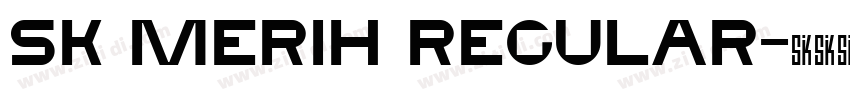 SK Merih Regular字体转换